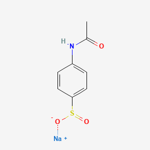 Chemical structure of Sodium 4-Acetamidobenzenesulfinate Dihydrate