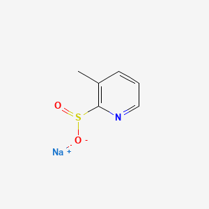 Chemical structure of Sodium 3-methylpyridine-2-sulfinate