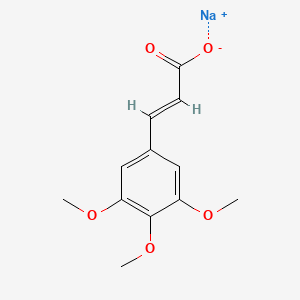 Chemical structure of Sodium 3,4,5-Trimethoxycinnamate