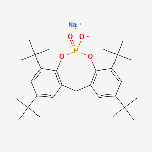 Chemical structure of Sodium 2,2 '- methylene bis (4,6-di-tert-butylphenyl) phosphate
