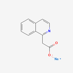 Chemical structure of Sodium 2-(isoquinolin-1-yl)acetate