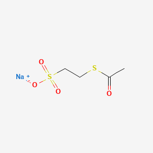 Chemical structure of Sodium 2-(acetylthio)ethanesulfonate