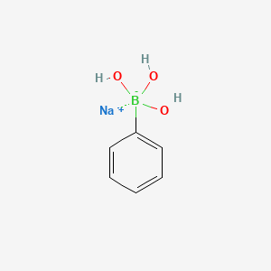 Chemical structure of Sodium (Trihydroxy)phenylborate