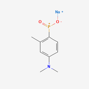 Chemical structure of Sodium (4-(dimethylamino)-2-methylphenyl)phosphinate