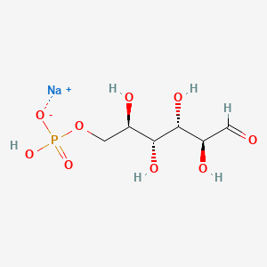Chemical structure of Sodium mannose 6-phosphate