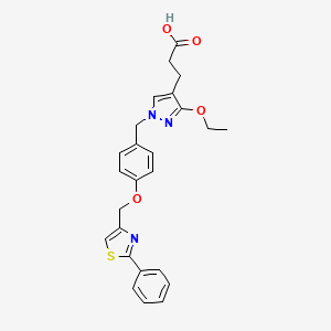 Chemical structure of Sipoglitazar