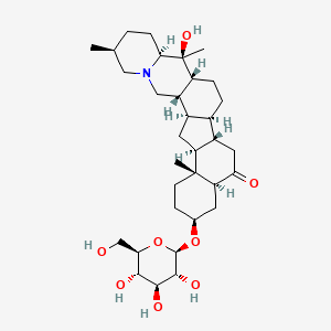Chemical structure of Hupehemonoside