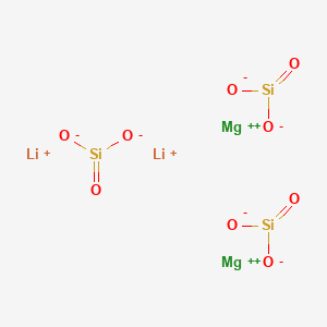 Chemical structure of Silicic acid, lithium magnesium salt