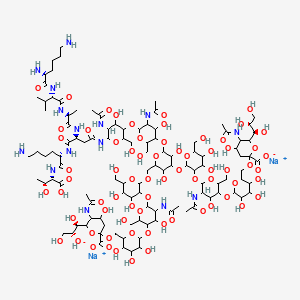 Chemical structure of Sialylglycopeptide