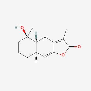 Chemical structure of Shizukolidol