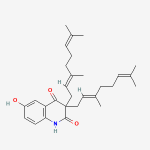 Chemical structure of Severibuxine