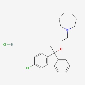 Chemical structure of Setastine HCl