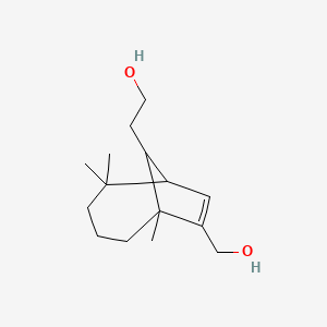 Chemical structure of Secolongifolenediol