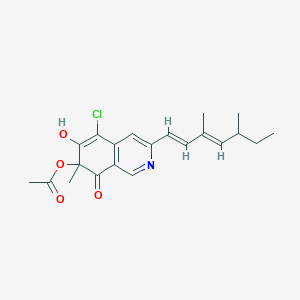 Chemical structure of Sclerotioramine