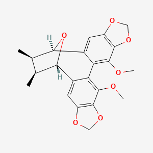 Chemical structure of Schisandrin C epoxide