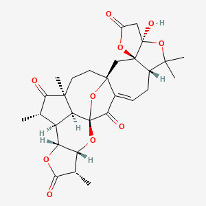 Chemical structure of Schindilactone A