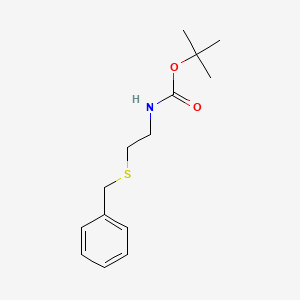 Chemical structure of S-Benzyl-N-boc-ethanethiolamine