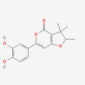 Chemical structure of Saropyrone