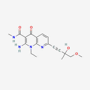 Chemical structure of SAR131675 Racemate