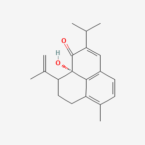 Chemical structure of Saprirearine