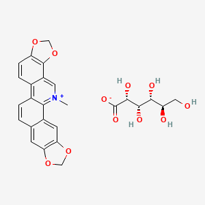 Chemical structure of Sanguinarine citrate