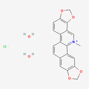 Chemical structure of Sanguinarine Chloride Hydrate