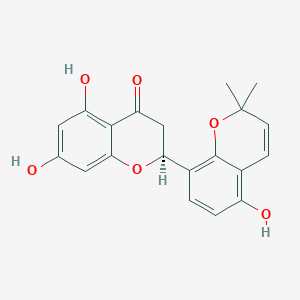 Chemical structure of Sanggenon H
