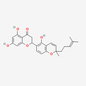 Chemical structure of Sanggenon N