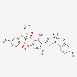 Chemical structure of Sanggenon B