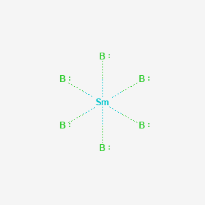 Chemical structure of Samarium boride