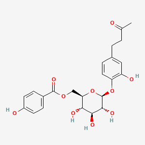 Chemical structure of Salviaplebeiaside