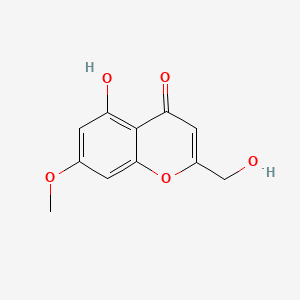 Chemical structure of Saikochromone A