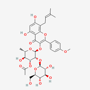 Chemical structure of Sagittatoside C