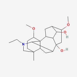Chemical structure of Sachaconitine