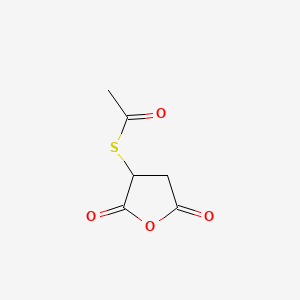 Chemical structure of S-Acetylmercaptosuccinic anhydride