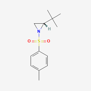 Chemical structure of (S)-2-(tert-Butyl)-1-tosylaziridine