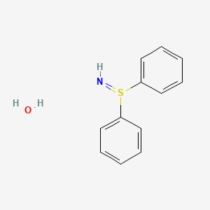 Chemical structure of S,S-Diphenylsulfilimine Monohydrate