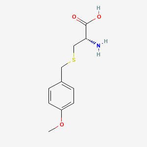 Chemical structure of S-p-methoxybenzyl-D-cysteine