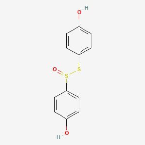 Chemical structure of S-(4-Hydroxyphenyl) 4-hydroxybenzenesulfinothioate