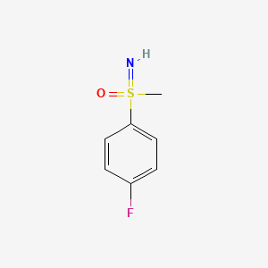 Chemical structure of S-(4-fluorophenyl)-S-Methyl-SulfoxiMine