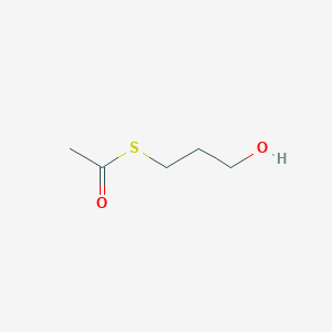 Chemical structure of S-(3-Hydroxypropyl) ethanethioate