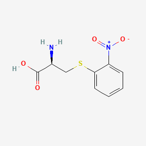 Chemical structure of S-o-nitrophenyl-L-cysteine