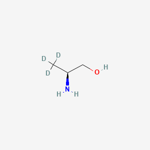 Chemical structure of S(+)-2-AMINO-1-PROPANOL-3,3,3-D3