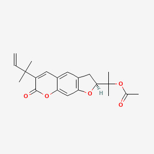 Chemical structure of Rutamarin