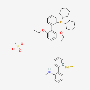 Chemical structure of RuPhos Pd G4