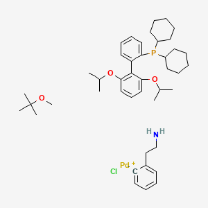 Chemical structure of RuPhos Pd G1 Methyl t--Butyl Ether Adduct