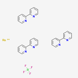Chemical structure of Ru(bpy)3(BF4)2