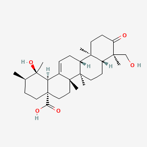 Chemical structure of Rotundanonic acid