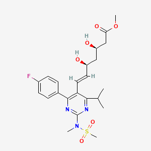 Chemical structure of Rosuvastatin methyl ester