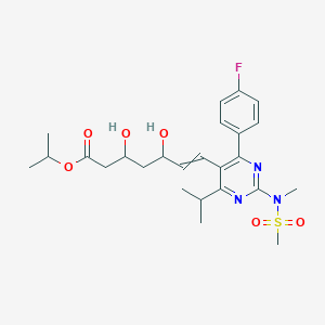 Chemical structure of Rosuvastatin Isopropyl Ester